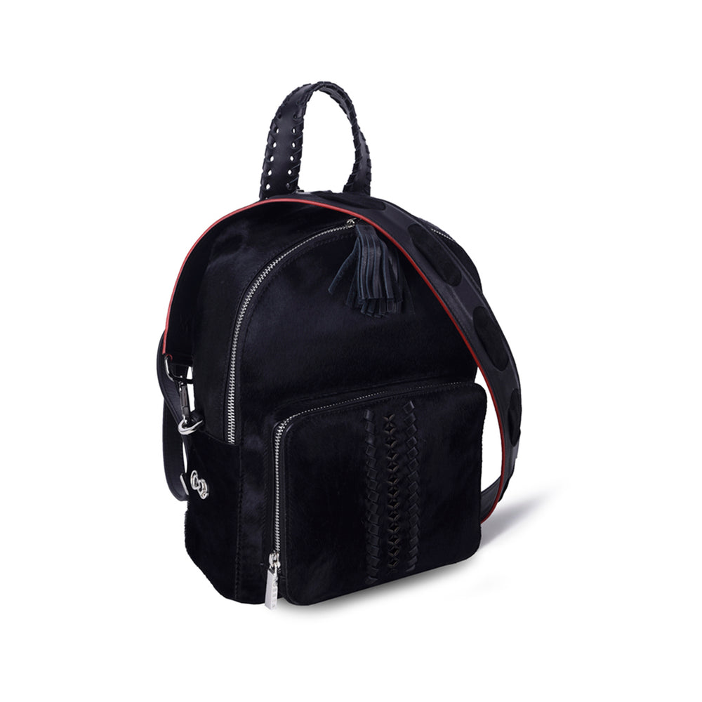 Shebo Backpack / Siyah Dana Tüyü