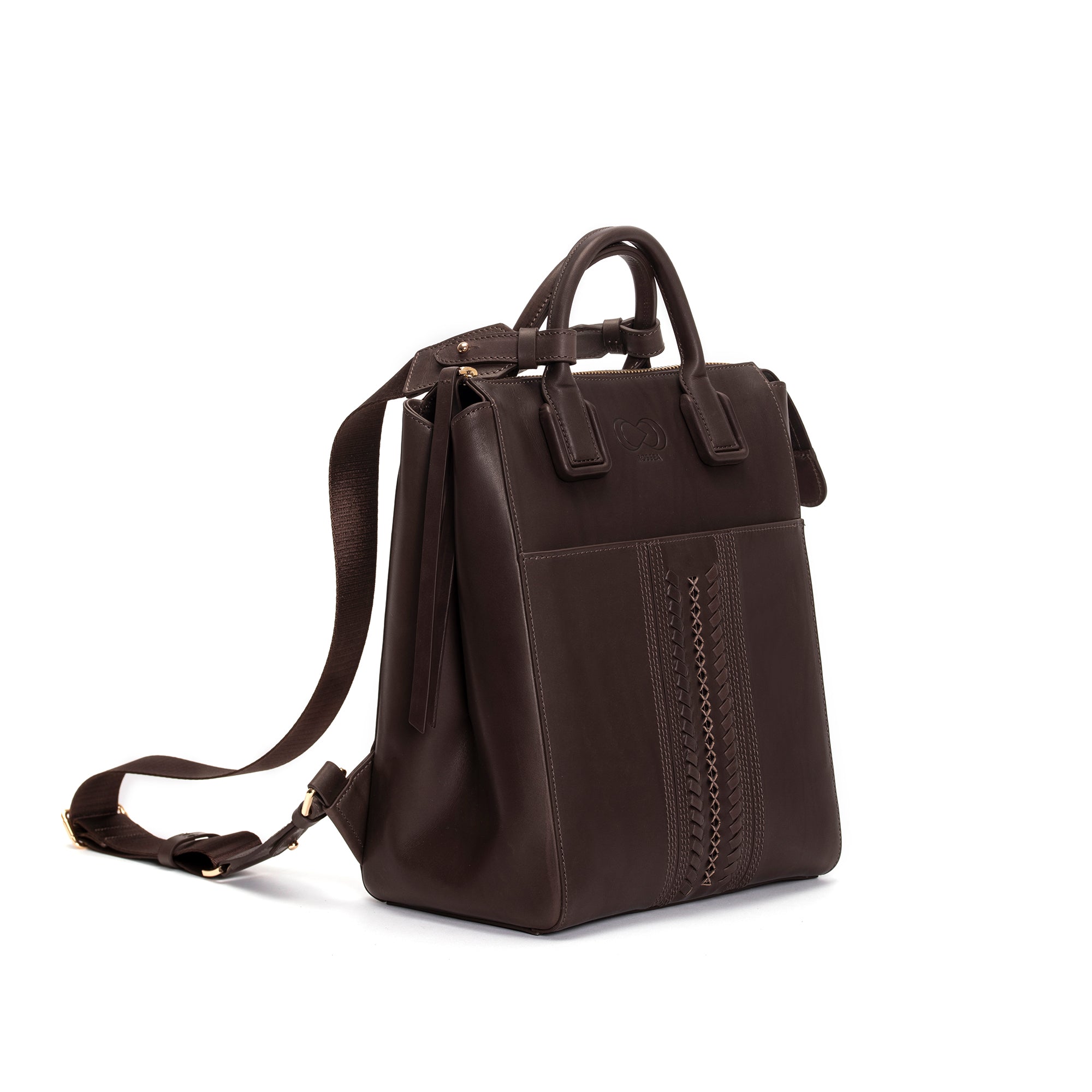 Surface Chic -Backpack- unısex dark chocolate