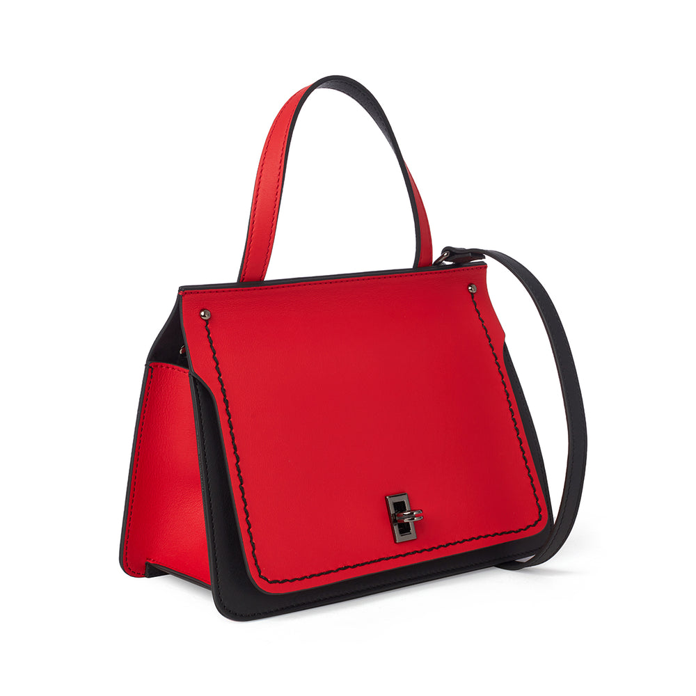 Rossea Mini Triangle Bag Red