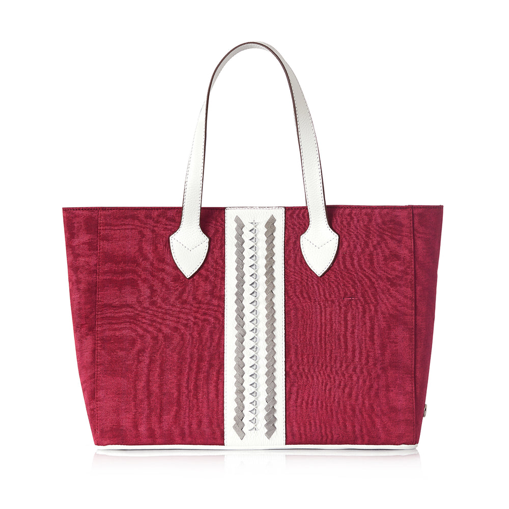 Donna Shopping Bag Red White