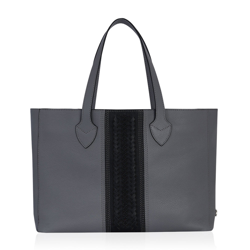 Donna Shopping Bag / Gri Siyah