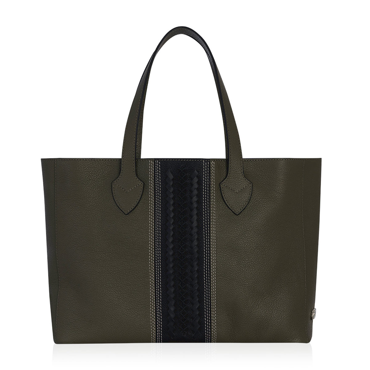 Donna Shopping Bag / Yeşil Siyah